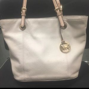 White MK tote